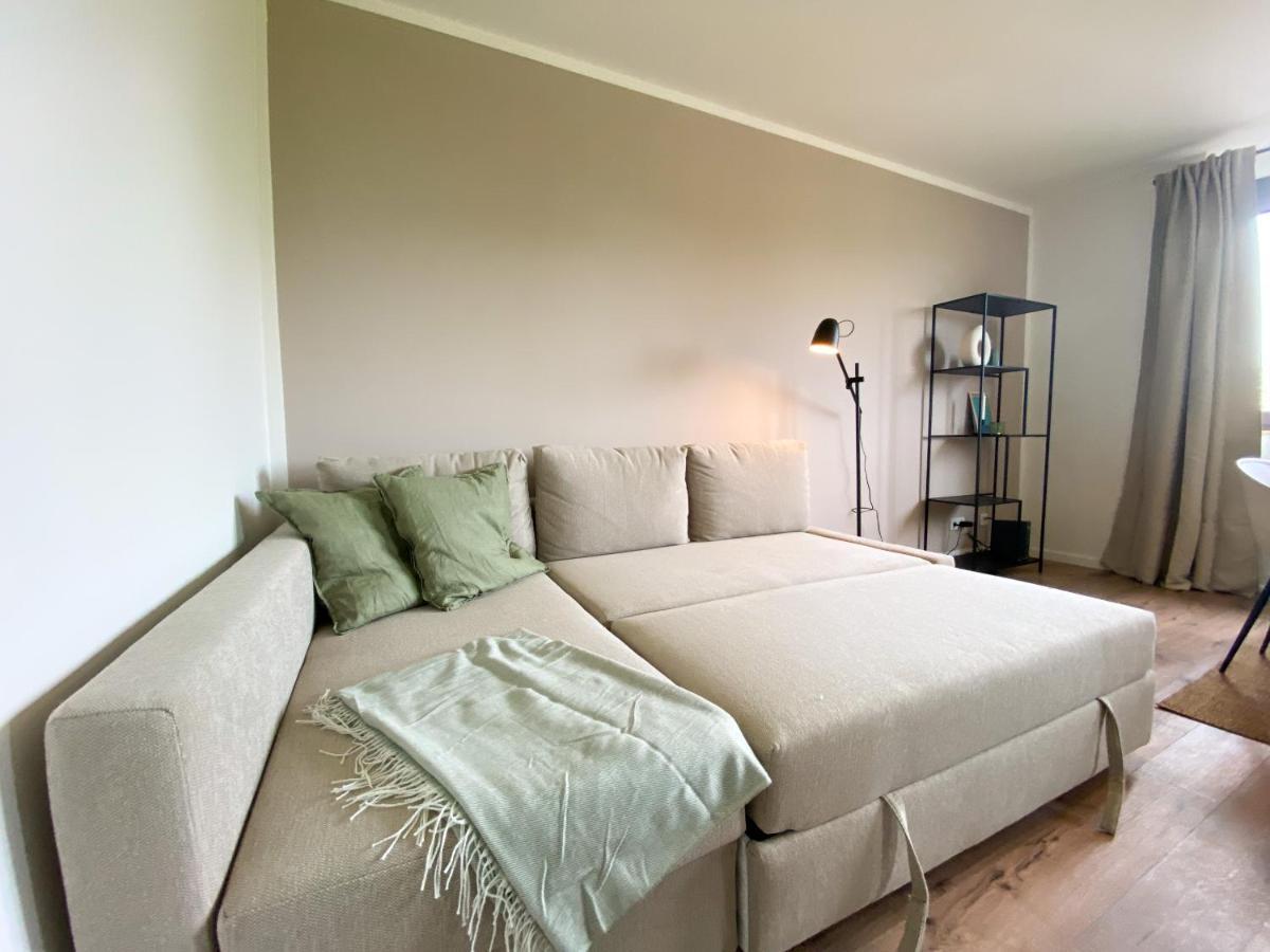 Schoene Wohnung Mit Rheinblick/Duesseldorf/Neuss/Messe Kültér fotó